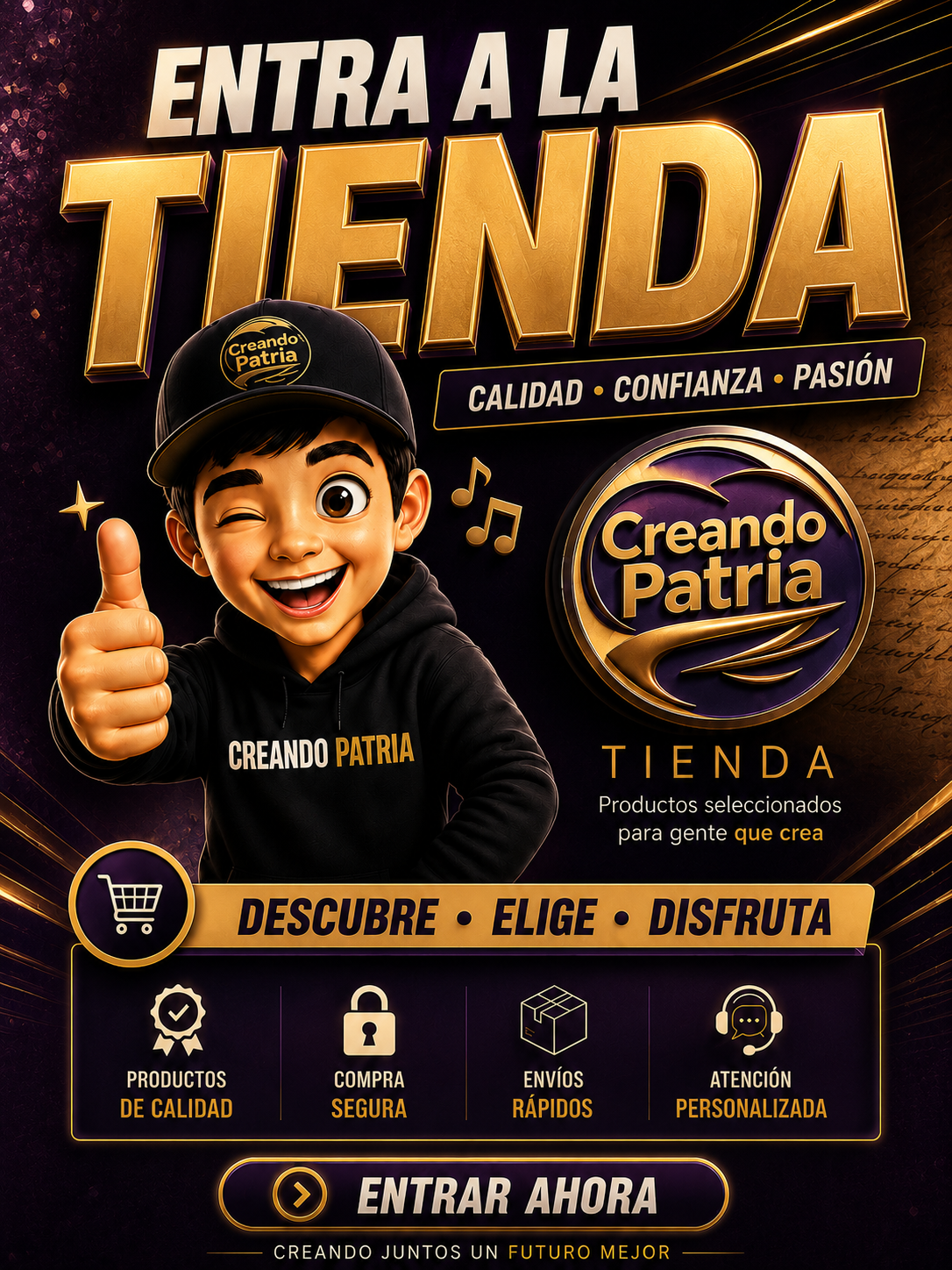 Entra a la tienda Creando Patria